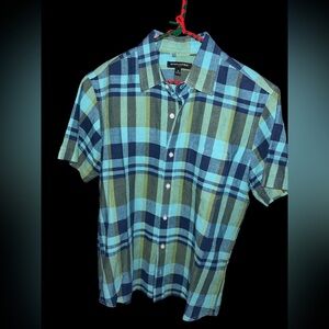 Men’s Banana Republic Plaid T-Shirt